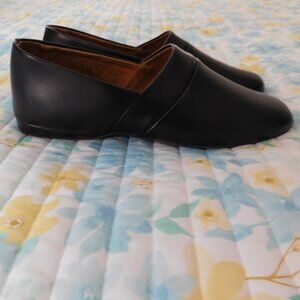 Mens Leather Indoor House Slippers for Men with Memory Foam soft Leather Sole 10